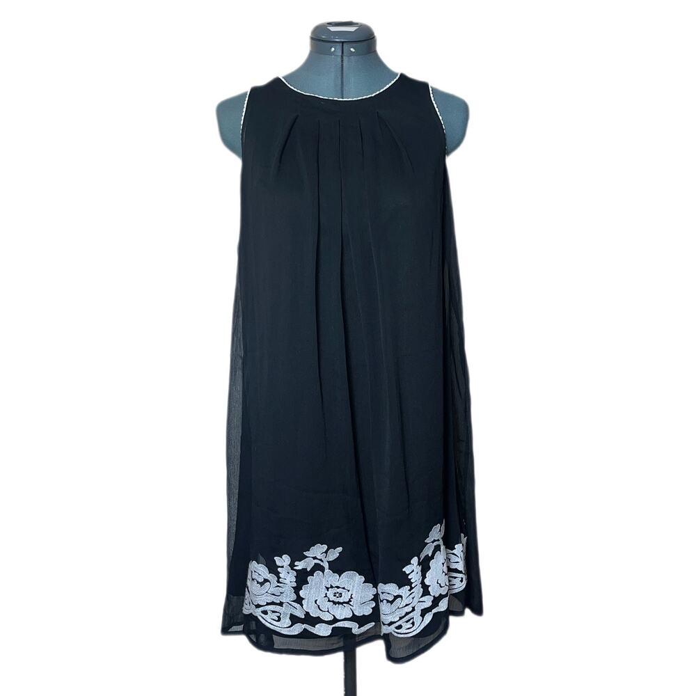 Hailey lyn black Babydoll dress women’s size XS Mini Sleevless Dress